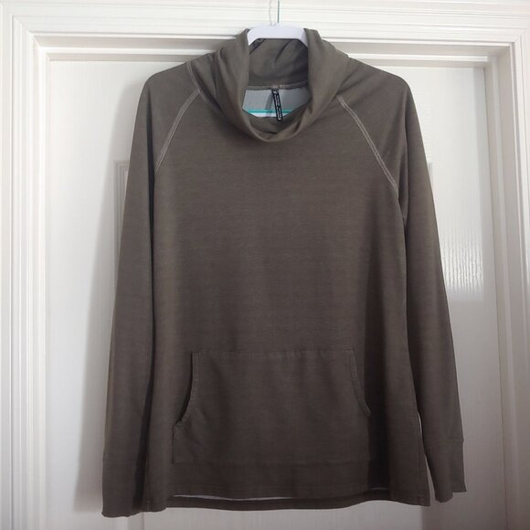 Kull Womens Gray L-Sleeve Turtle Neck Pullover Camping Hiking Outdoors XL - Picture 1 of 11